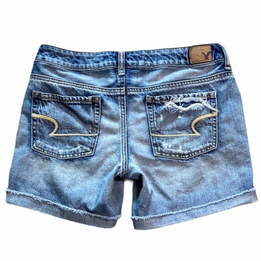 AEO Distressed Destroyed‎ Jean Shorts Sz. 2